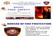 Fire Safety Lecture- Caridad