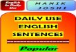 Daily Use English Sentense