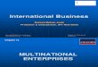 288 33 Powerpoint Slides Chapter 13 Multinational Enterprises