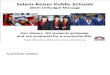 Salem-Keizer School District 2013-14 Budget Message