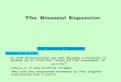 29 the Binomial Expansion