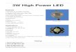3W High Power LED