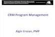 Case Study - CRM Program Management - By Algin Erozan - iCompetences PPM2013