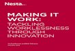 Making It Work: Tackling worklessness through innovation