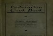 Bertha L. Turner--The Federation Cook Book (CA. 1910)