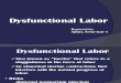 Dysfunctional Labor as one of the Intrapartal complications