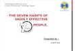 Seven Habits of Highly Effective People ZIANE Bilal