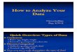How to Analyze Your Data