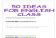 50 Ideas to Learn English