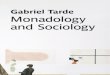 Monadology and Sociology 2012 Tarde
