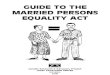 Guide to the Maried Persons Equality Act of 1996