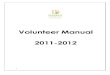 Volunteer Manual 11-12