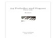 24 Preludes and Fugues Book 1 (July 2006)