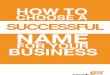How to Choose a Successful Name