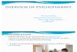 Overviw of Psychotherapy