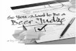 Beer Judge BJCP