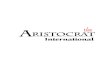 Internship Report on Aristocrat International