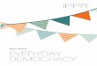 Everyday democracy: Taking centre-left politics beyond state and market