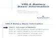 VRLA Battery Basic Information