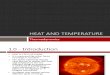 Thermodynamics - Heat and Temperature