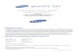 T-Mobile Samsung Gravity TXT User Manual