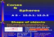 Cones & Spheres AS 12.3.1  12.3.2