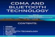 Cdma and Bluetooth