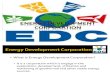 Energy Development Corporation Report