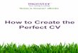 18491712 How to Create the Perfect CV