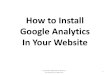 How to Install Google Analytics in Your Website