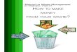 Booklet Part III - How to Make Money From Waste