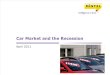 The Car Market - Out of Recession - UK - April 2011