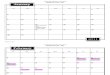 2011 Schedule of Events