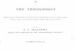 The Theosophist Vol 3 - Index