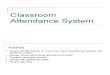 Classroom Attendance System