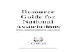 Resource Guide for National Associations: How to establish a national association