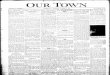Our Town October 21, 1922
