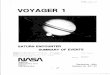 Saturn Encounter Summary of Events