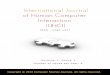 International Journal of Human Computer Interaction (IJHCI) V1 I2