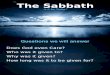 The Biblical Sabbath