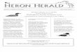 February 2009 Heron Herald Newsletter Rainier Audubon Society