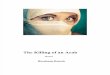 the Killing of an Arab a Novel --Six Chapters-First Draft-Hooshang Danesh