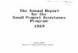 Peace Corps Small Project Assistance Program USAID Annual Report 1989