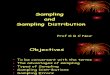 Sampling & Sampling Distribution