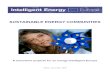 Intelligent Energy - SUSTAINABLE ENERGY COMMUNITIES - 8 innovative projects for an energy-intelligent Europe