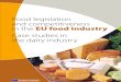Food legislation and competitiveness in the EU food industry