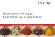 Seasonings, Herbs & Spices Exclusive 2014