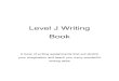 Level J Writing Book