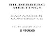 Bilderberg Meetings Report 1980 Open Office