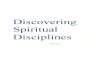 Discovering Spiritual Disciplines Part 1